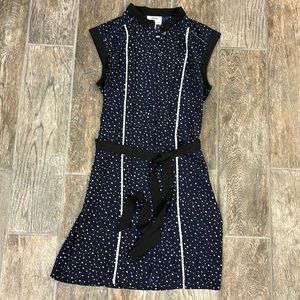 Jason Wu x Target Pleated Shift Dress blue polka dot S